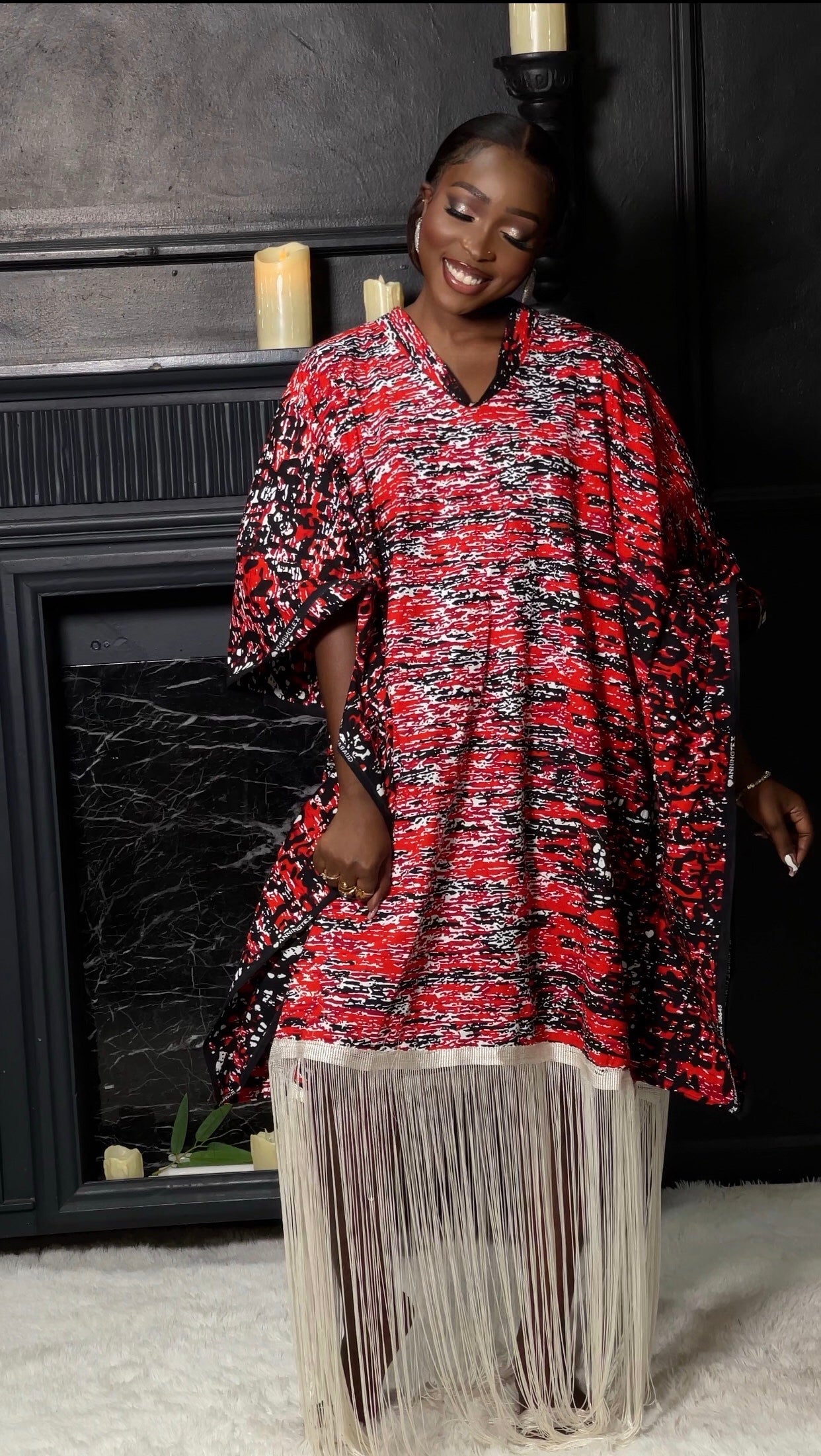Afro Chic tassel dress